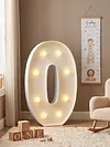 70cm LED Number Figure Light Easy To Assemble & Lightweight Large Lighted Number Warm Lighting & Radiant Atmosphere for Anniversary Graduation Decoration