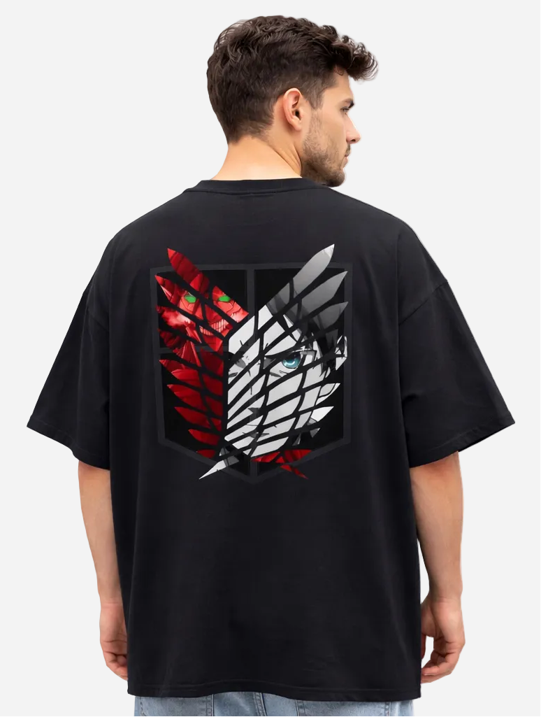 EREN & TITAN OVERSIZED T-SHIRT
