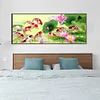 (105*45cm)Fish and Lotus - Full Round Drill Diamond Painting