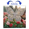 (25x25cm)DIY Pre-Framed 3D Flapping Butterfly Diamond Painting Art Craft Kit Living Room Decor
