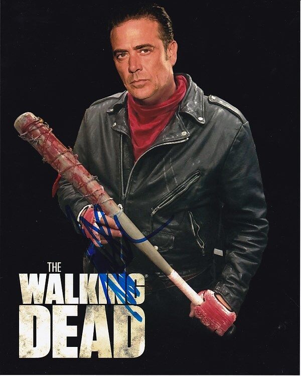 JEFFREY DEAN MORGAN Signed Autographed THE WALKING DEAD NEGAN Photo Poster painting