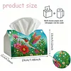 DIY Diamond Art Tissue Box Holder HumminBird PU Leather Diamond Art Desktop Organizer Resin Rhinestone Storage Organizers Gem Art Home Office Decor Craft Gift