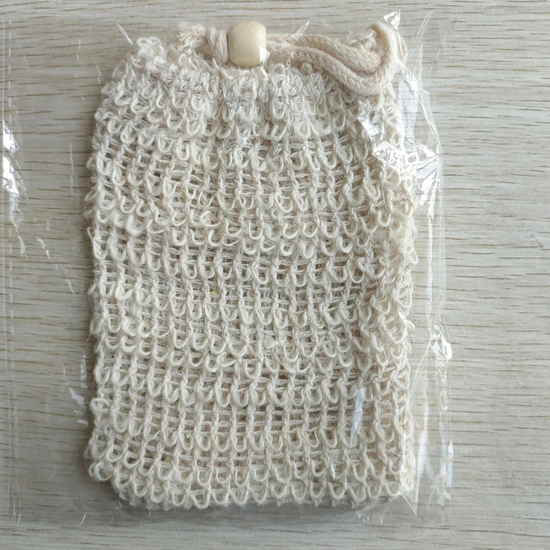 Minimalist Solid Color Cotton And Linen Soap Foam Net