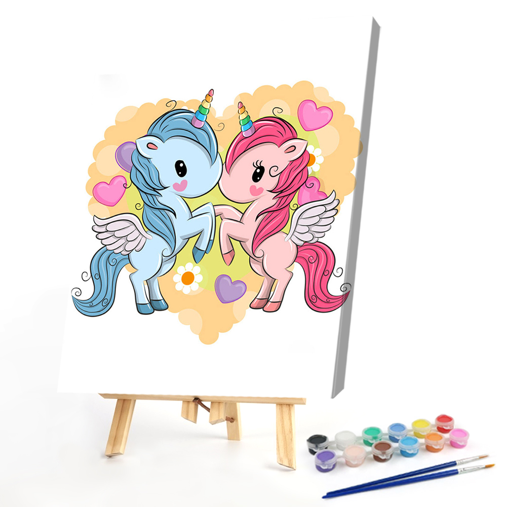 

40*50CM - Paint By Numbers - Unicorn, 501 Original