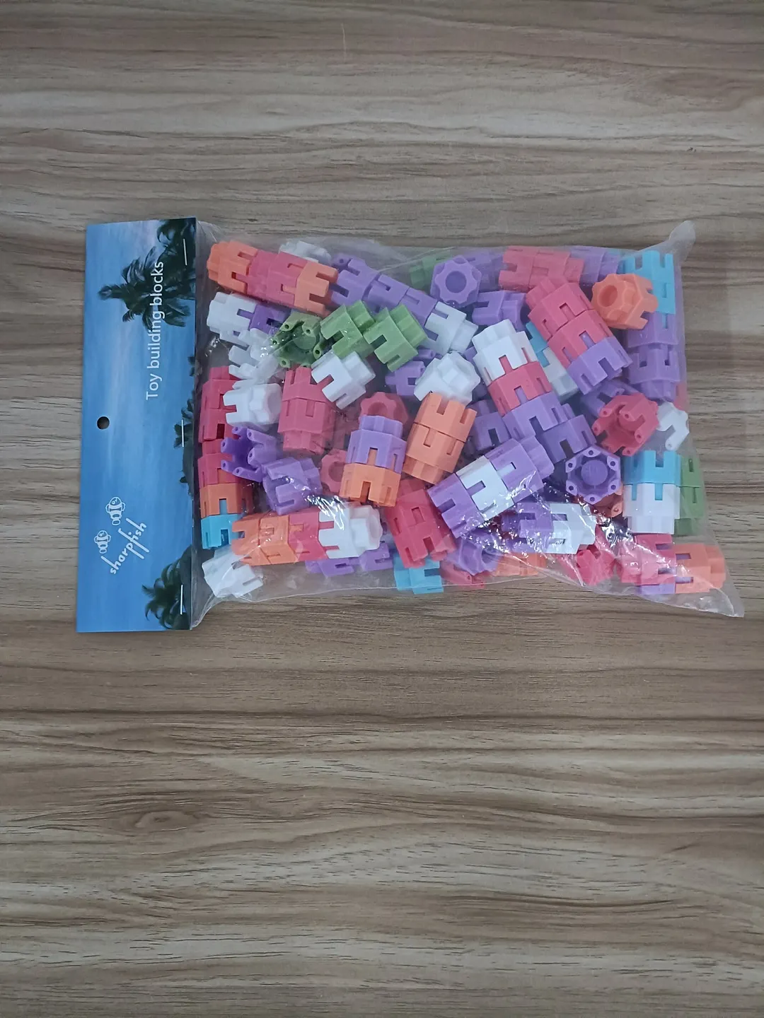 sharpfish Toy Building Blocks Creative Game Hexagon Plastic Toy 3D ...