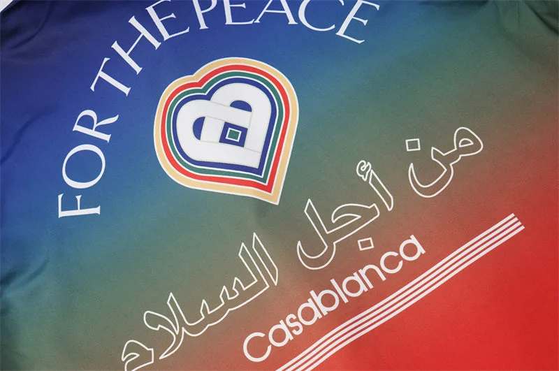 Casablanca 2023 new silk short-sleeved shirt