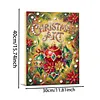 Diamond Painting-DIY Crystal Rhinestone Christmas Atmosphere with Frame(40x30cm)