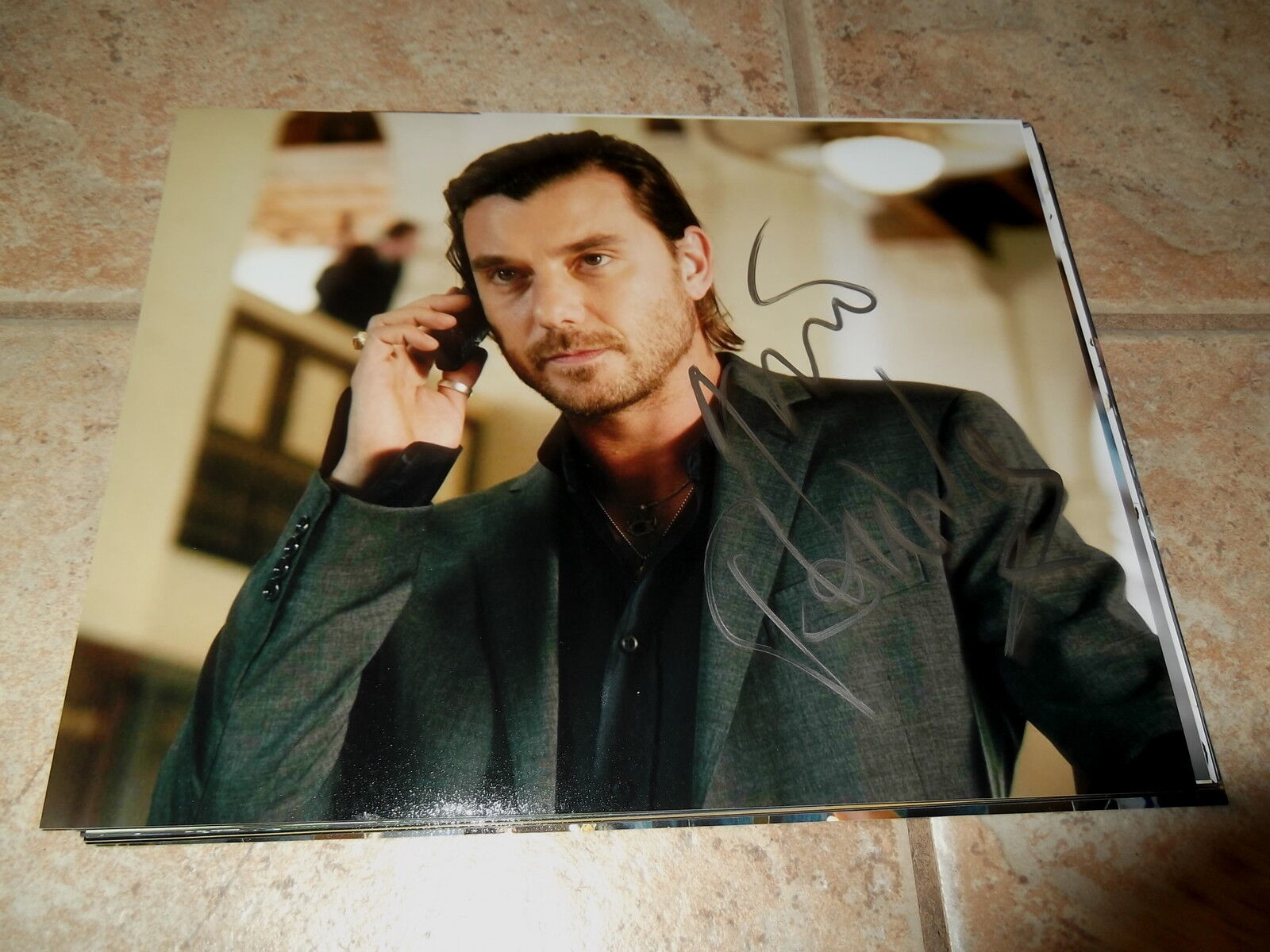 Gavin Rossdale BUSH Signed Autographed 8x10 Live Music Promo Photo Poster painting