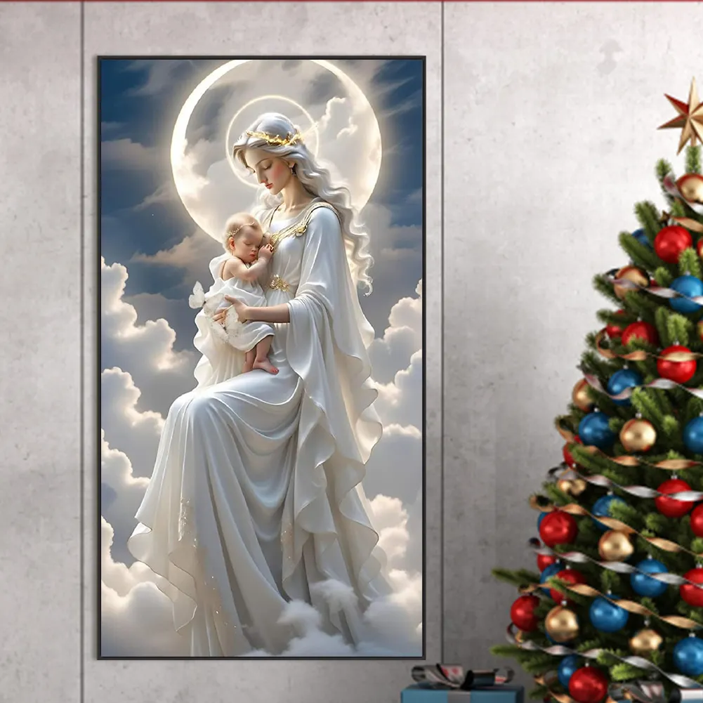 Diamond Painting - Full Round Drill - Angel Virgin(Canvas|40*70cm)