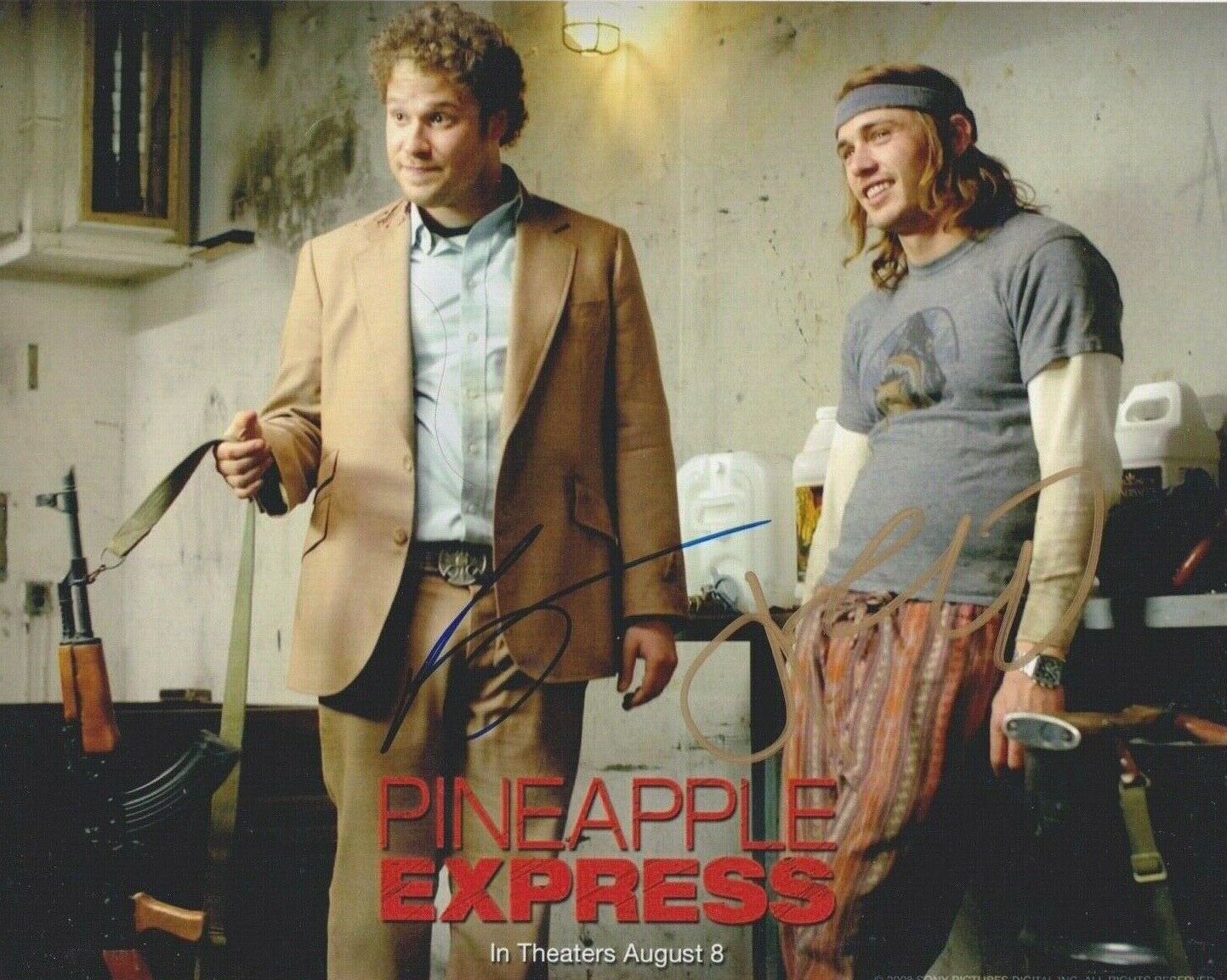 Signed Original Color Photo Poster painting of Rogan & Franco of Pineapple Express