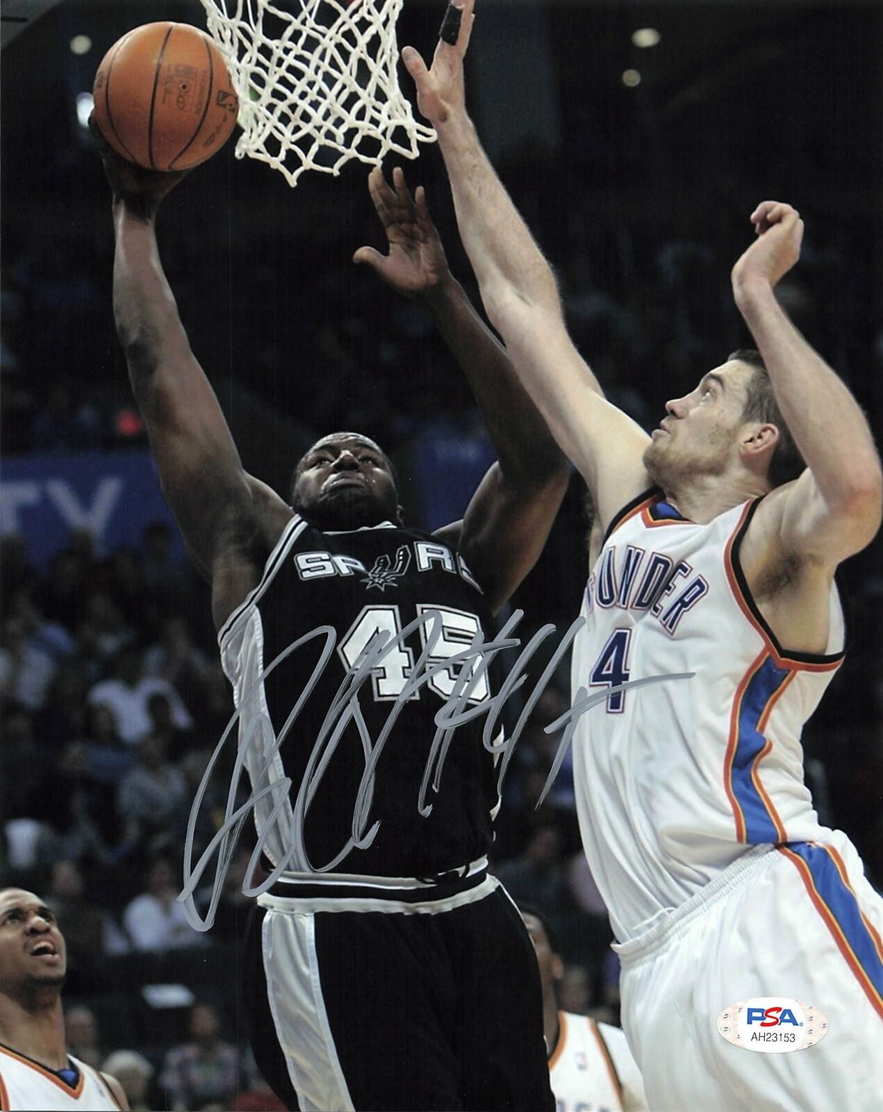 Dejuan Blair signed 8x10 Photo Poster painting PSA/DNA San Antonio Spurs Autographed