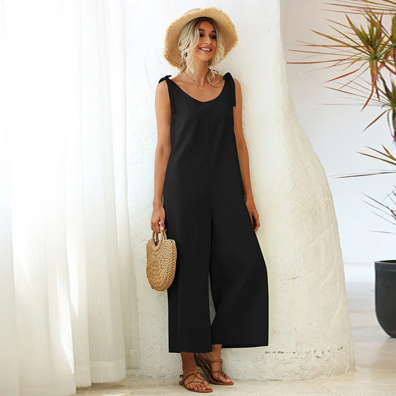 Women's Suspender Loose Jumpsuit Jumpsuit