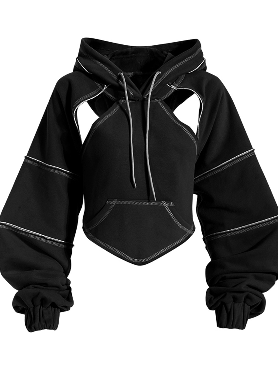 Sexy Long Sleeve Cotton Hoodies