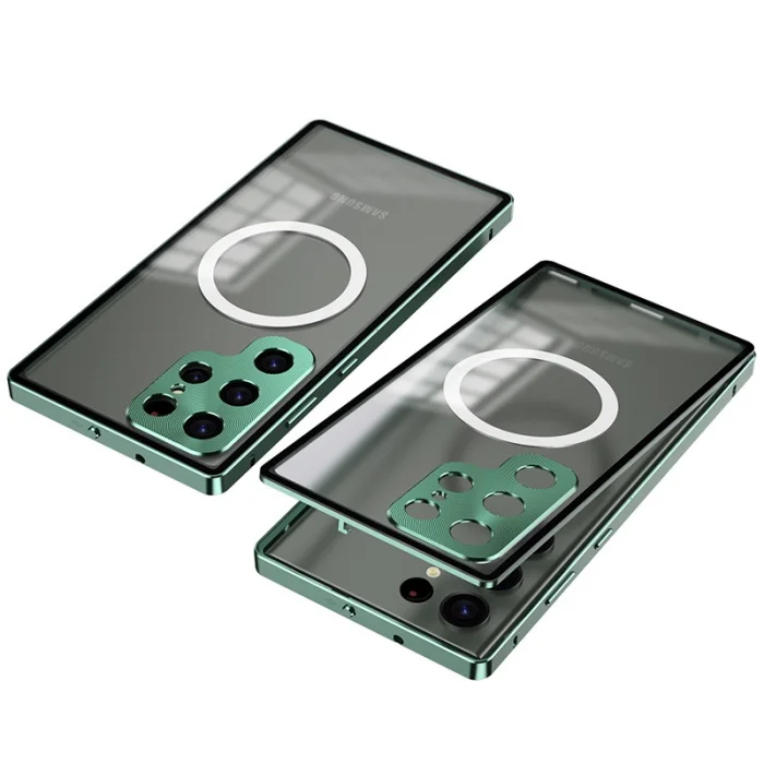 Samsung S25U Metal Magnetic Half-cover Anti-fall Protective Cover