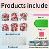 6Pcs Valentines Day Diamond Painting Greeting Card