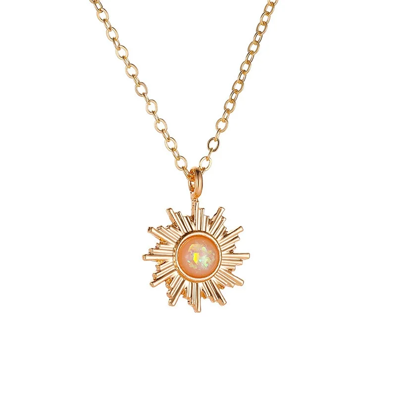 Sun Gold Plated Necklace