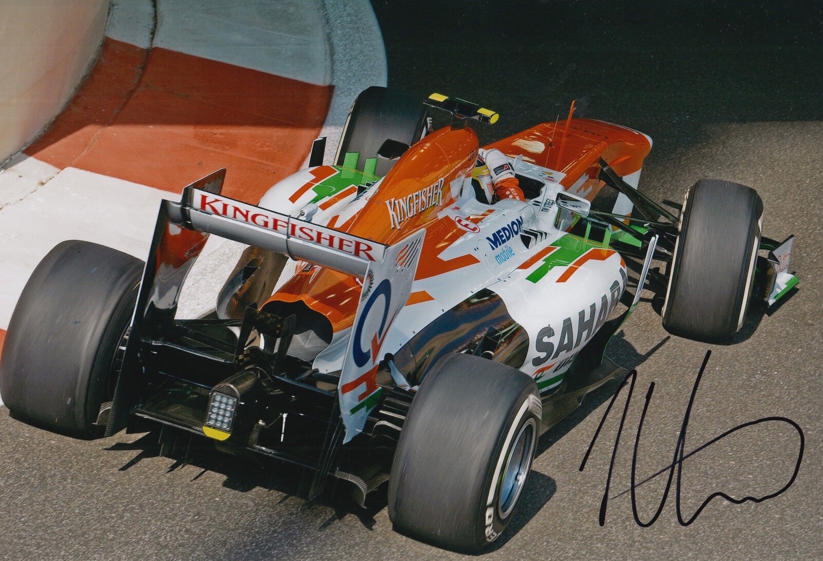 James Calado Hand Signed 12x8 Photo Poster painting Sahara Force India F1 4.