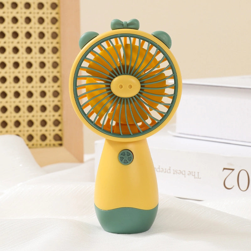 New Flower Mini Hand-held Small Fan Summer Fresh Portable Portable Portable Fan Usb Storage Electric Fan