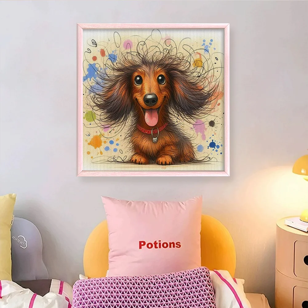 11CT Full Stamped Cross Stitch - Hummingbird(Canvas|50*50CM) - Eco-Friendly Cotton Thread