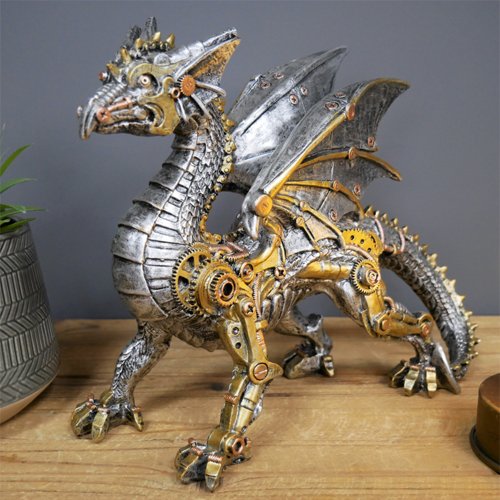 Lifelike Gothic Steampunk Animal - Dragon