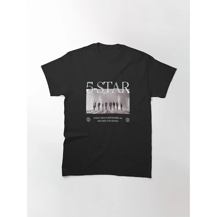 Stray Kids Album ★★★★★ 5-STAR Slogan T-shirt