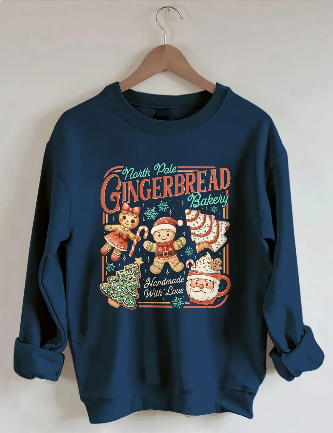 North Pole Gingerbread Sweatshirt