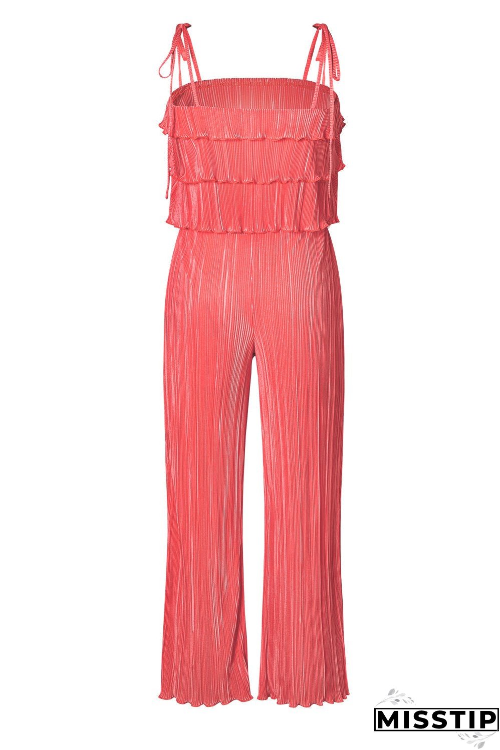Cami Pleated Wide Leg Pants Set