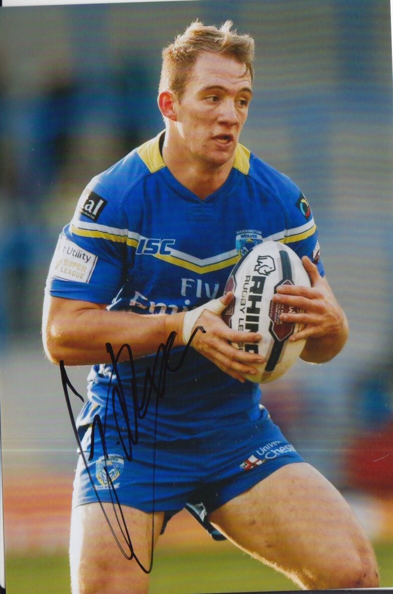 WARRINGTON WOLVES HAND SIGNED GEORGE KING 6X4 Photo Poster painting 1.