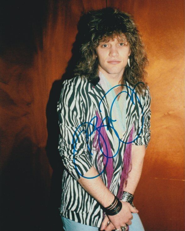 Jon Bon Jovi signed 8x10 Photo Poster painting in-person