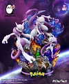Evolution of Mewtwo Mega X & Mega Y - Pokemon Resin Statue - EGGS Studios [In Stock]