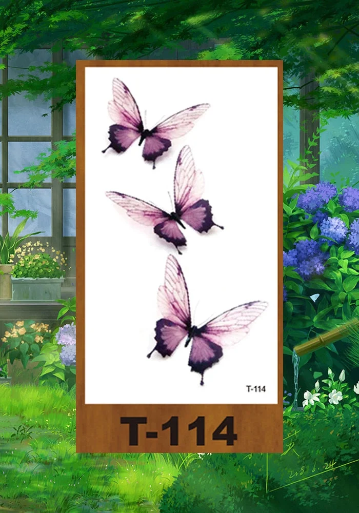 Drop Shipping Small Temporary Tattoo Sticker Small Pattern Rose Flower Owl Swallow Girl Kid Arm Abdomen Neck Ankles Art Tatoo