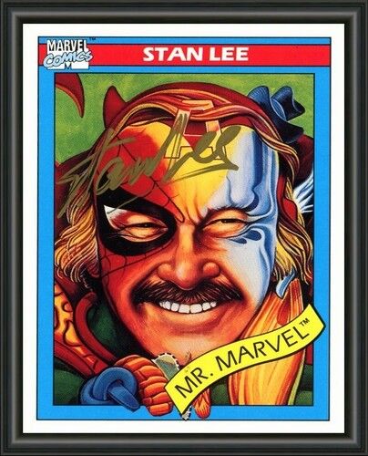 STAN LEE MARVEL COMICS LEGEND A4 SIGNED AUTOGRAPHED Photo Poster painting POSTER  POST A1