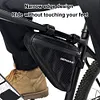 Bicycle Triangle Bag Large Capacity Bike Front Tube Bag for Outdoot Cycling
