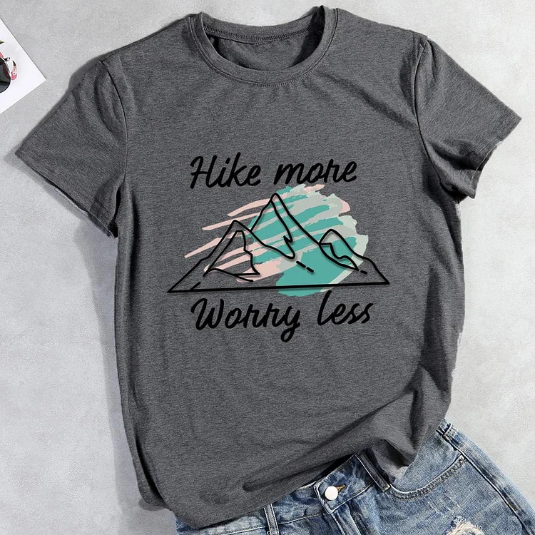 PSL Hike more worry less Hiking Tees -012090