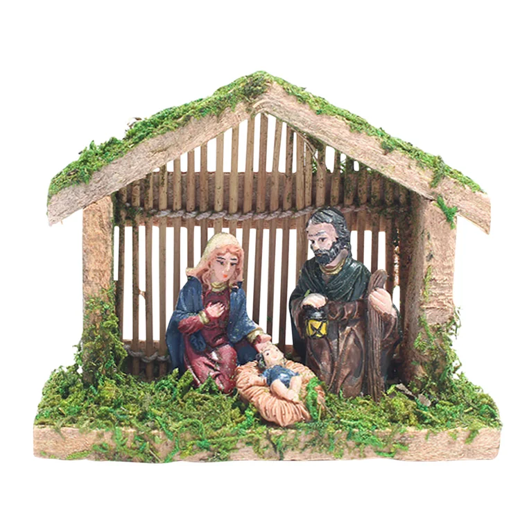 Home Decor Resin Ornaments-Jesus Was Born gbfke