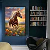 Flowers And Horses - 11CT Stamped Cross Stitch 40*60cm/15.75*23.62in