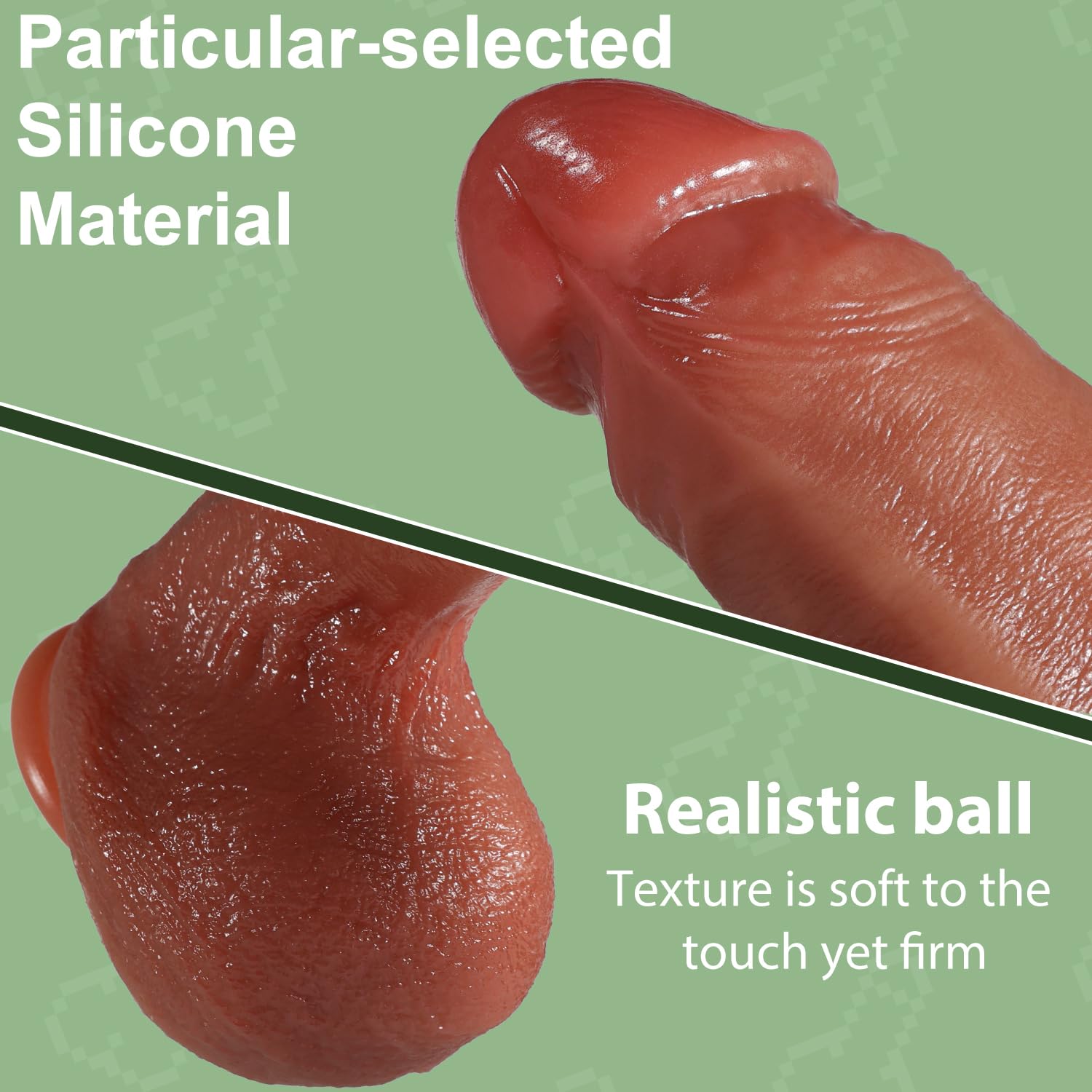 8.26in huge dildo for handfree play