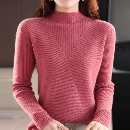 Shift Knitted Jersey Long Sleeve Sweater QueenFunky