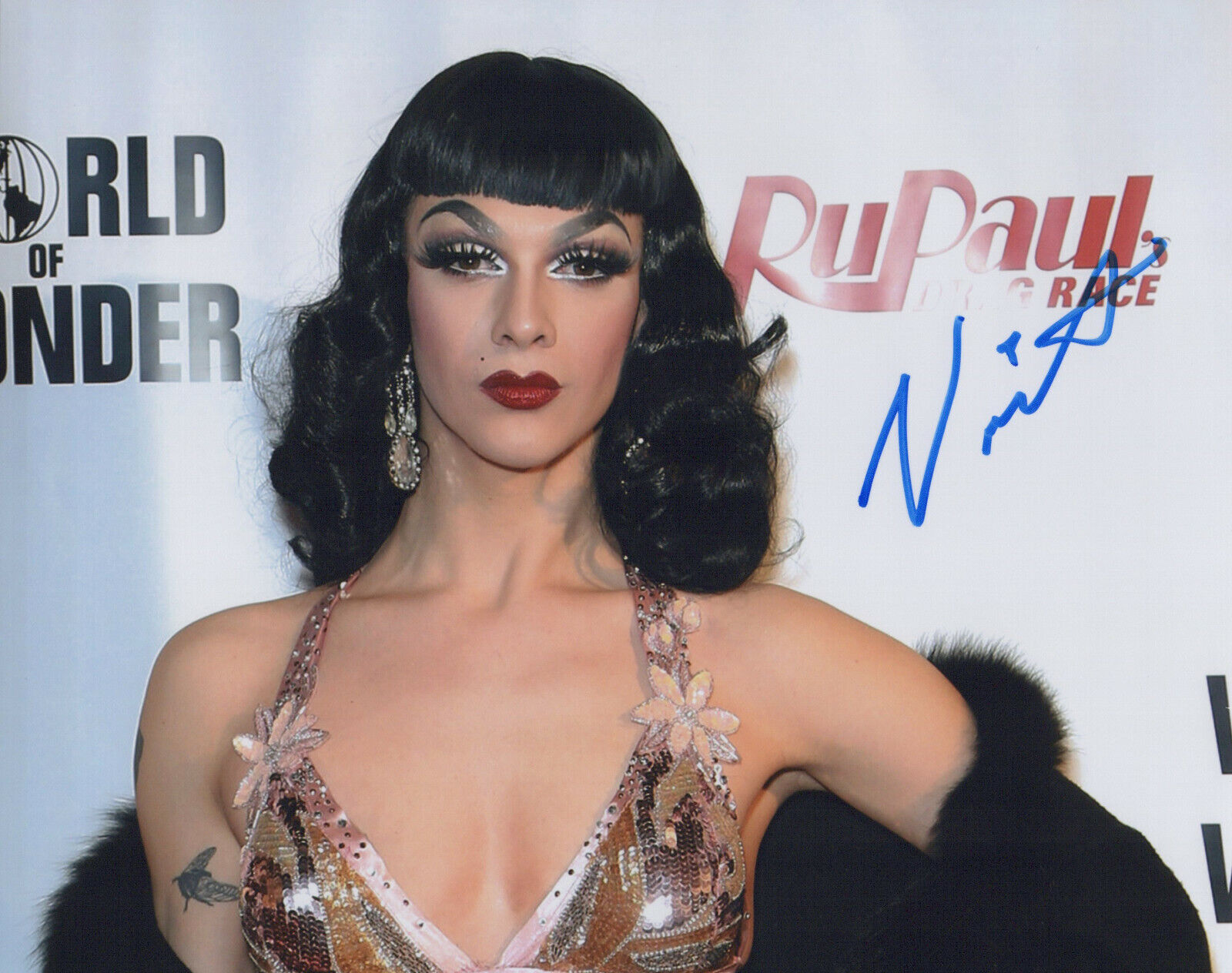 Violet Chachki (RuPaul's Drag Race) signed 8x10 Photo Poster painting In-person