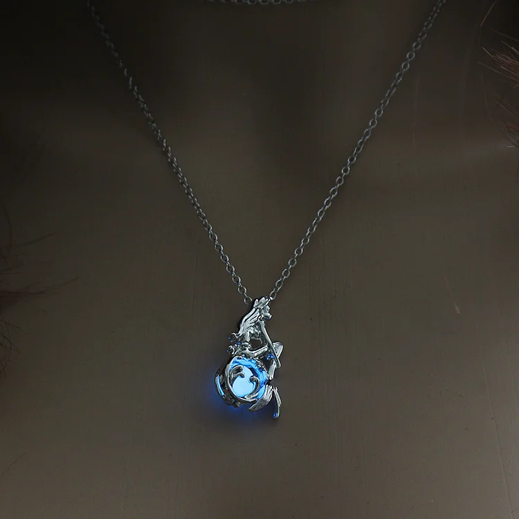 Glowing Mermaids Necklace Jewelry