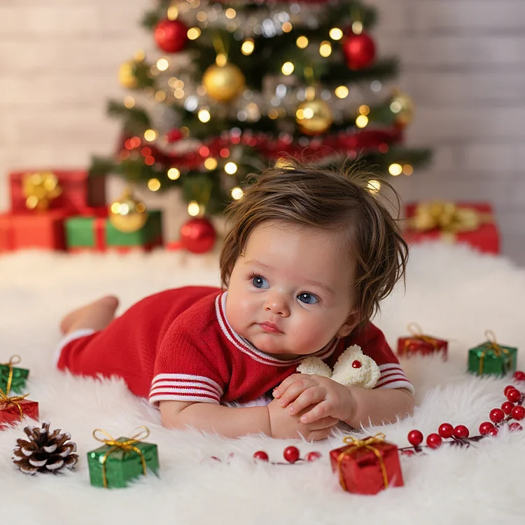 12" & 16&ldquo; & 20&rdquo; Full Flexible Silicone Reborn Baby Doll Toddler with Clear Blue Eyes and Detailed Handcrafted Features