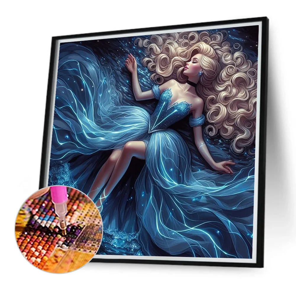 Diamond Painting - Full Round Drill - Princess(Canvas|40*40cm)