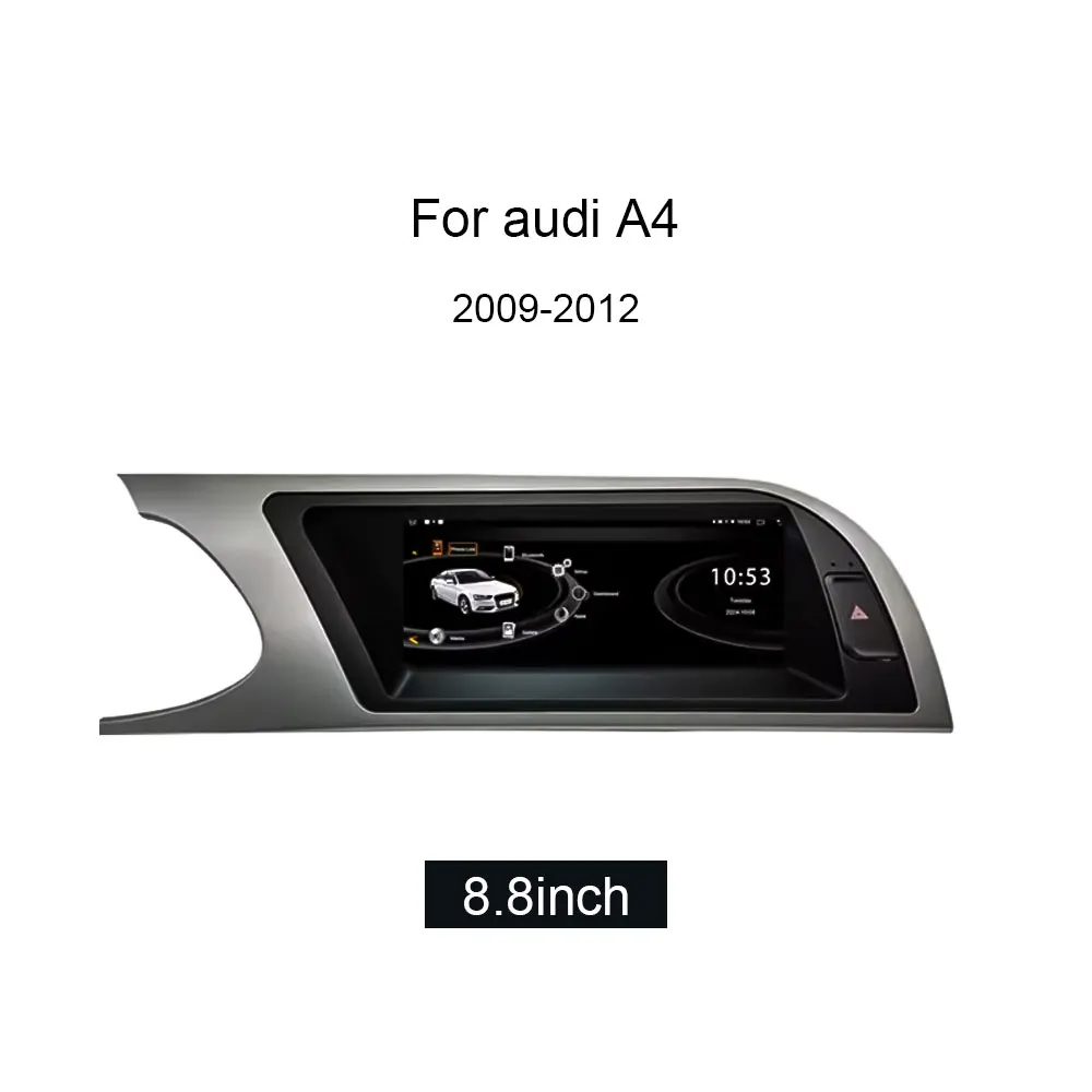 8.8inch For AUDI A4 2009-2012 year Android GPS Radio CarPlay Stereo Multimedia Player
