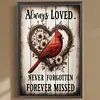Loving cardinal - peinture diamant perceuse ronde - 30*45cm