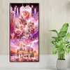 5D DIY Full Round Drill Diamond Painting Rose Manor Home Decoration Art Craft
