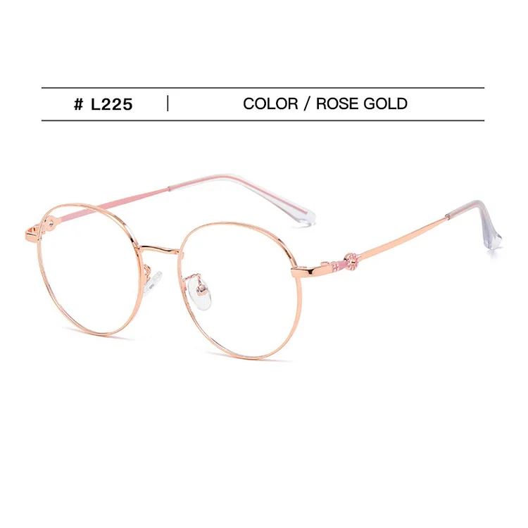 Eyeglasses Frame Round Glasses Optical Frame Full Rim Alloy Eyewear for Men and Women Prescription Eye Glasses Spectacles