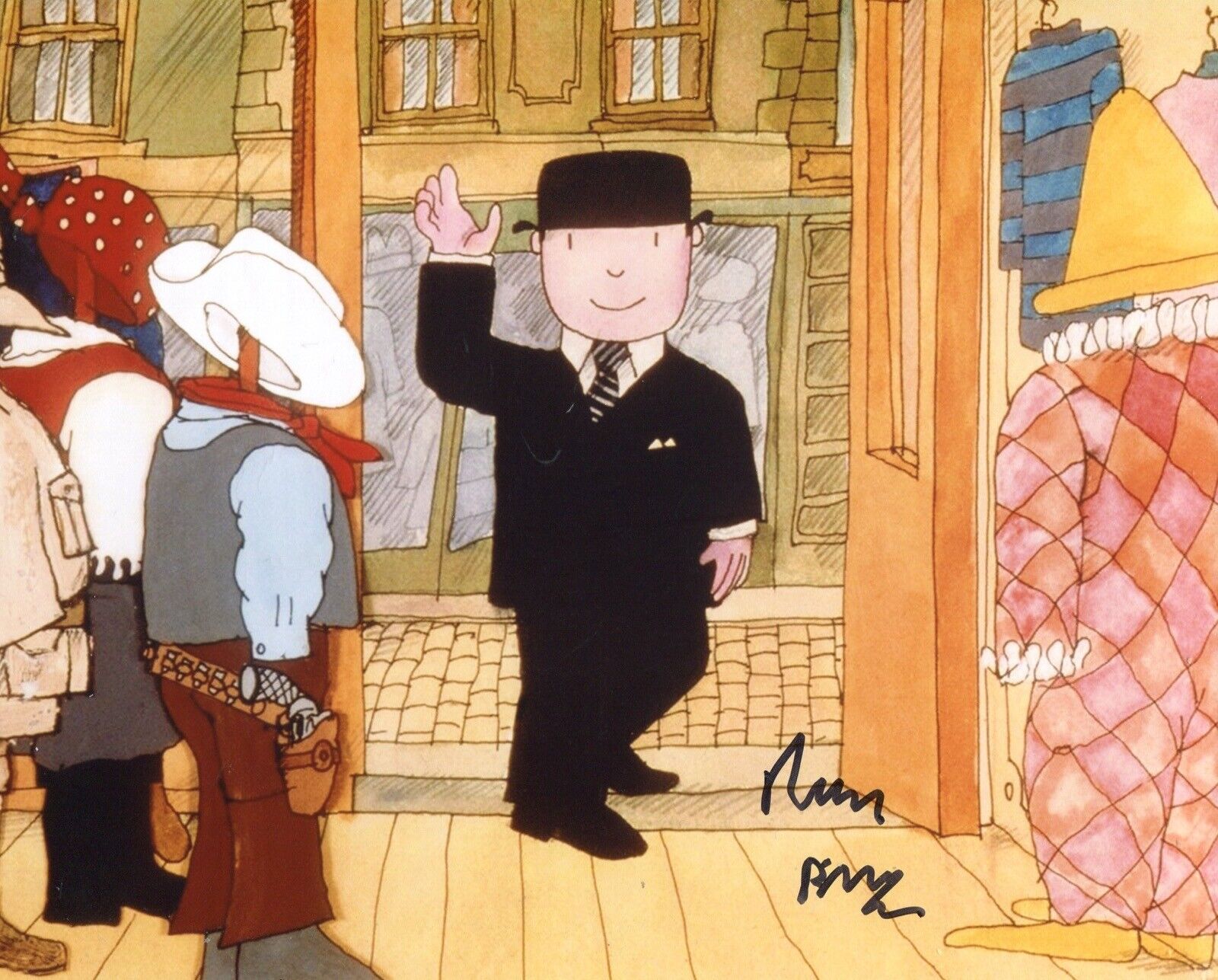 Children’s TV series MR BENN narrator Ray Brooks signed Photo Poster painting No18 - UACC RD