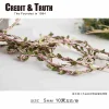 5mm simulation rattan fake leaves wax rope decorative rope wrapped decoration landscape design DIY