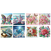 (US Local)4pack Beach-Crystal Rhinestone Diamond Painting(30x30cm)
