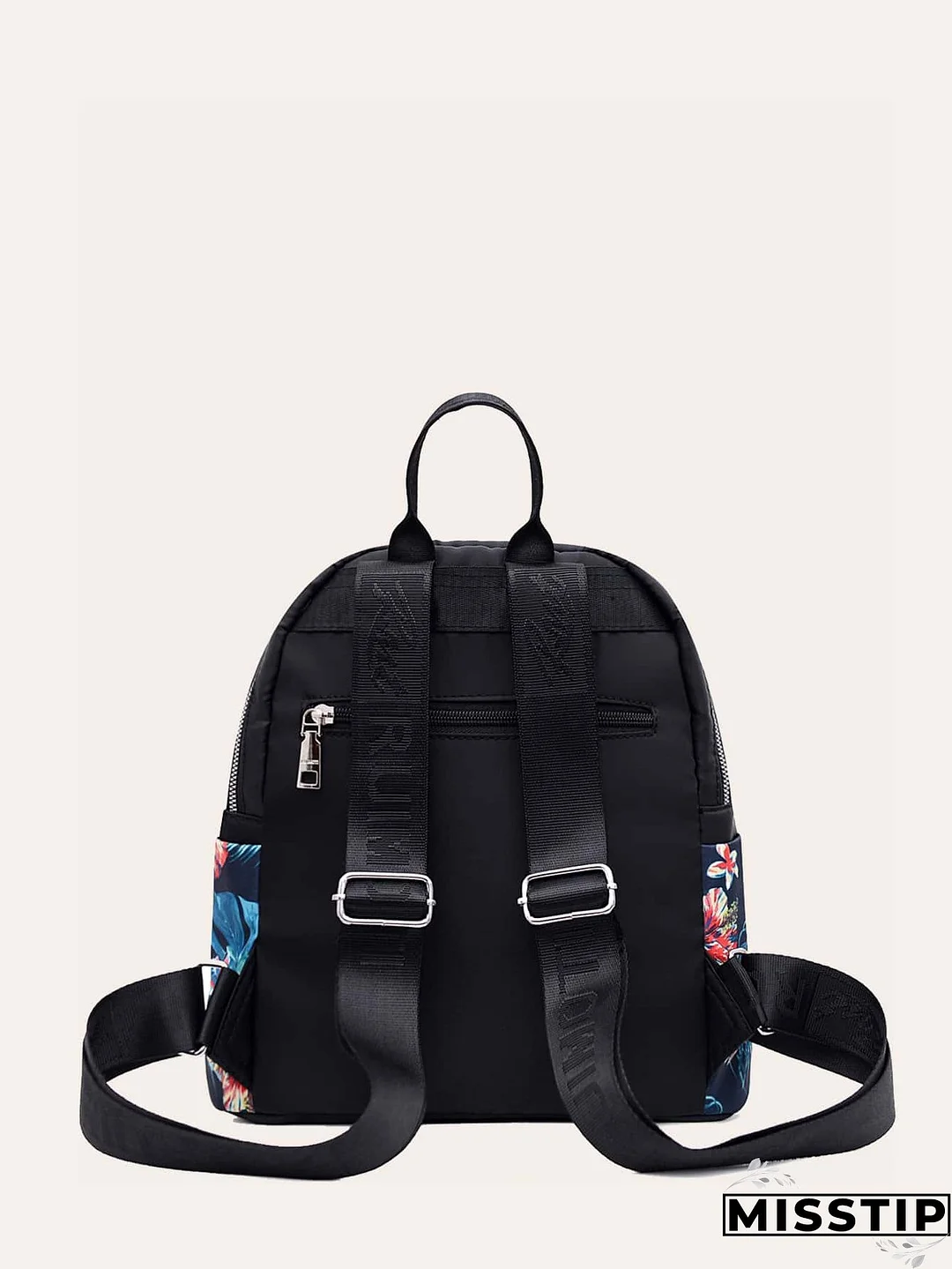 Large Floral Pattern Classic Backpack